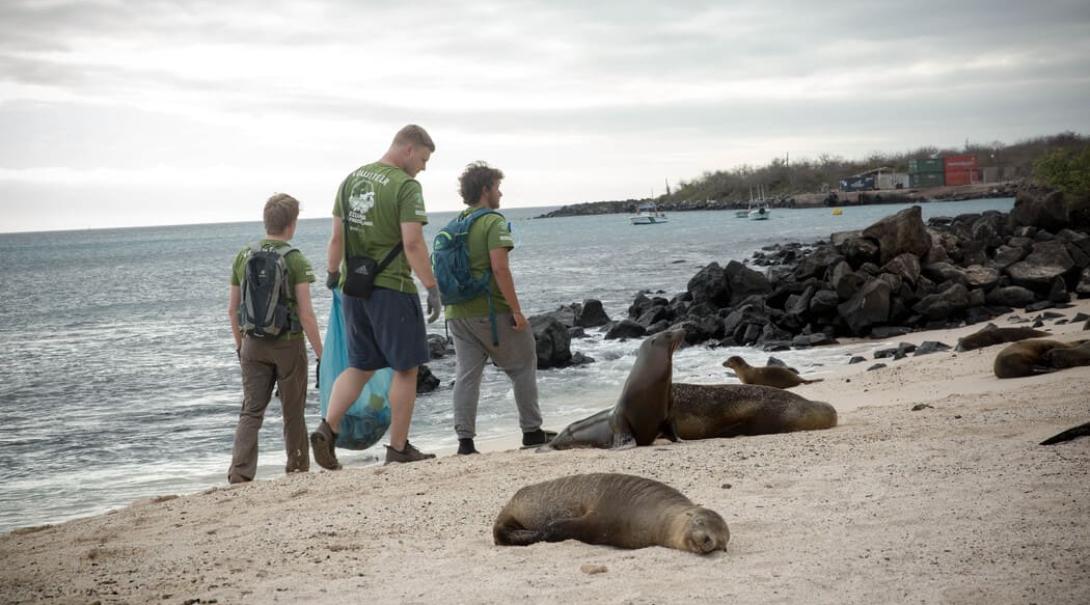 Conservation volunteer work in the Galapagos, Ecuador