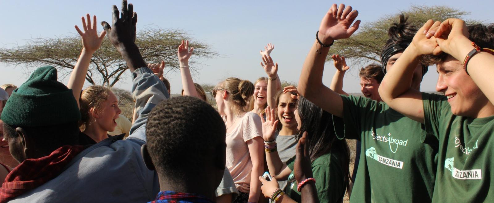 Dancing with Maasai