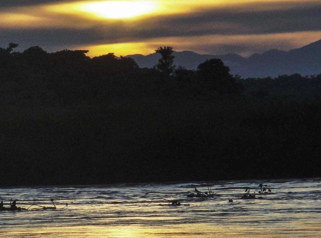 Sunset in Nepal