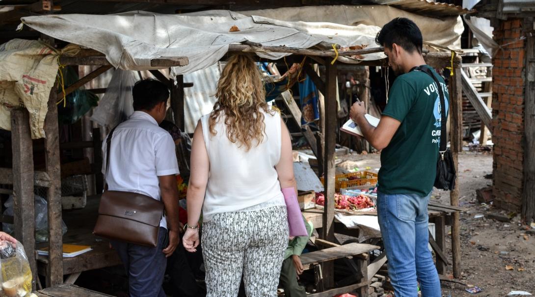 Interns gain micro-finance work experience in Cambodia during a business meeting