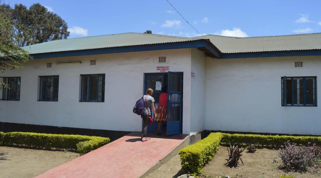 Projects Abroad intern pictures the local maternity hospital she will be working in during her midwifery internship in Tanzania.