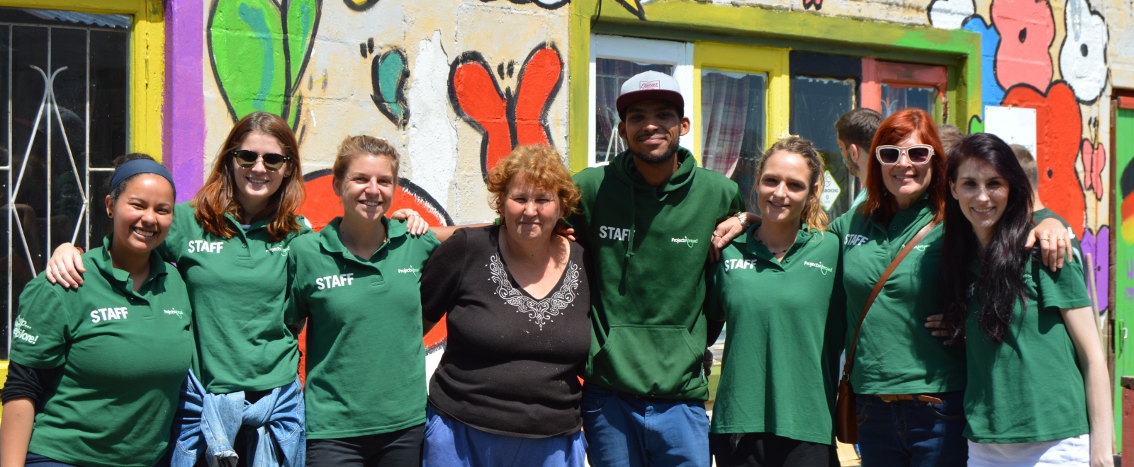 Trained South African staff employed by Projects Abroad check on a safe volunteer abroad placement.