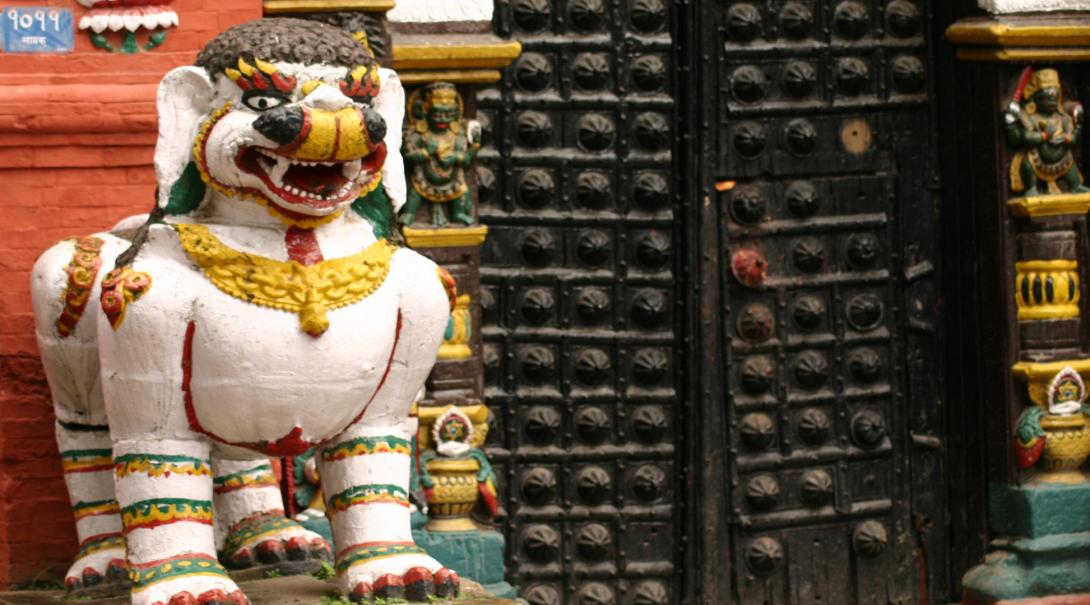 Street scenery in Nepal