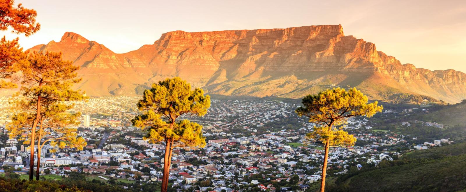 A stunning view of Table Mountain in Cape Town, captured by someone travelling to South Africa.