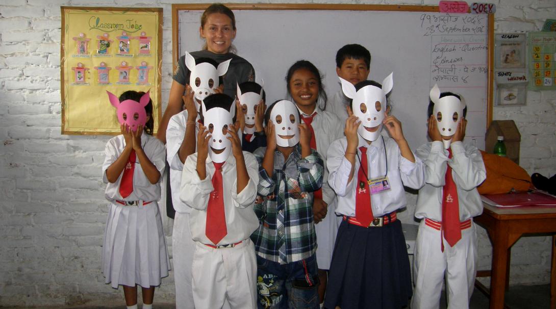 Wildlife education in schools in Nepal