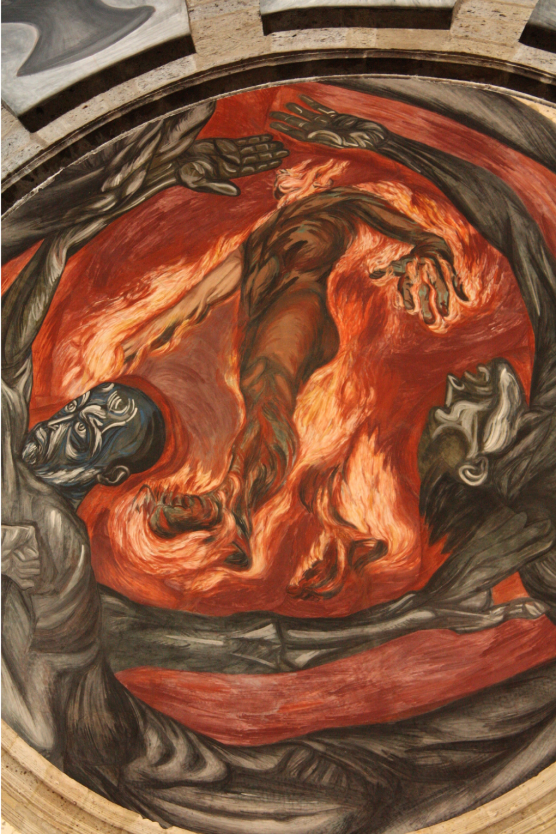 A mural by José Clemente Orozco